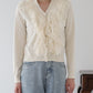 チュールフリルカーディガン