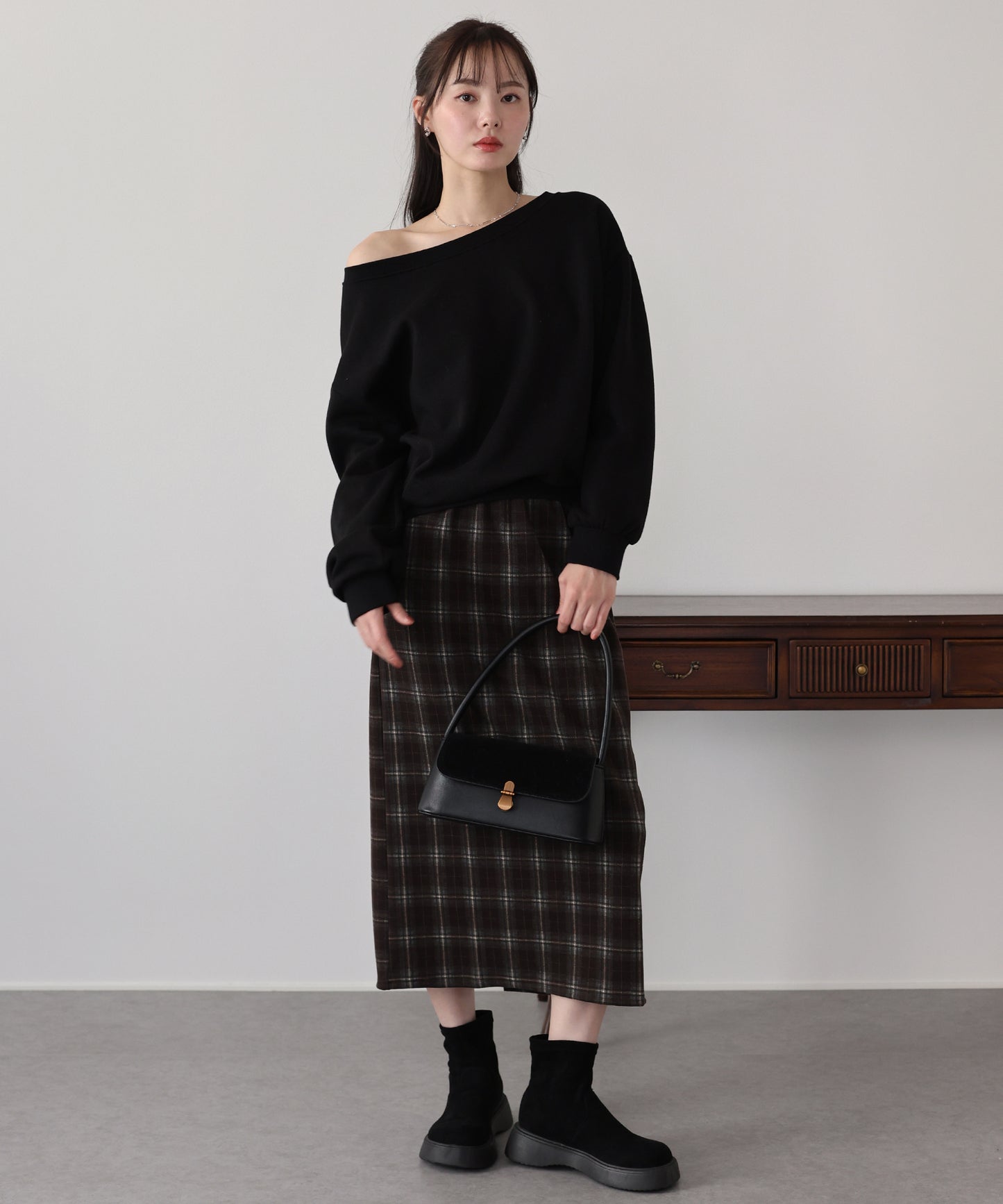 【早割5％OFF】裏起毛オフショルスウェット