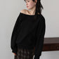 【早割5％OFF】裏起毛オフショルスウェット