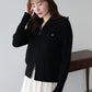 【早割5％OFF】ハートチャームダブルジップニット
