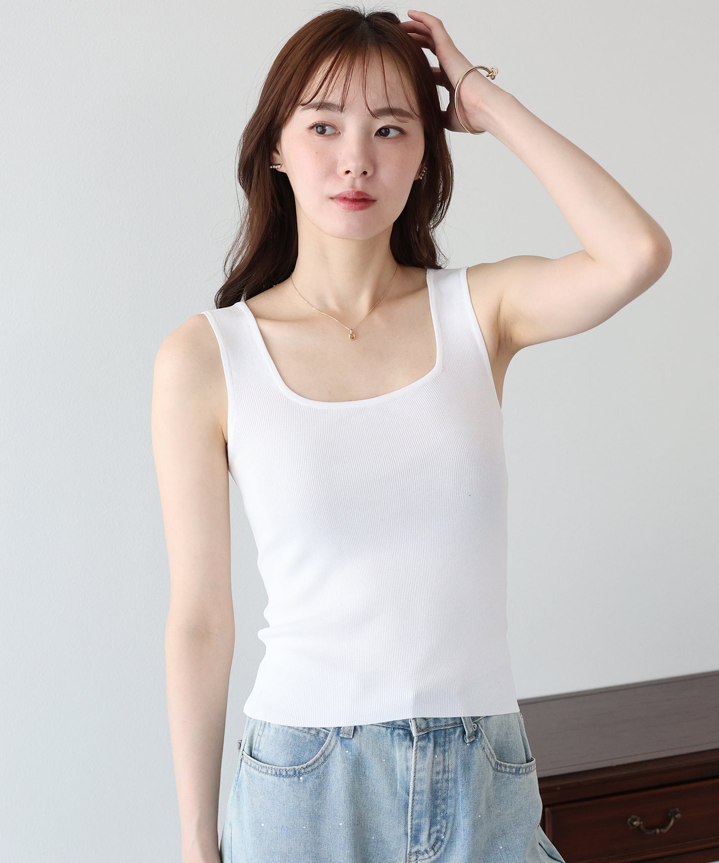 【早割5％OFF】スクエアタンクトップ【メール便】