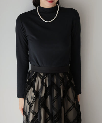 【TIME SALE】ハイネックカットソー 【ネコポス】