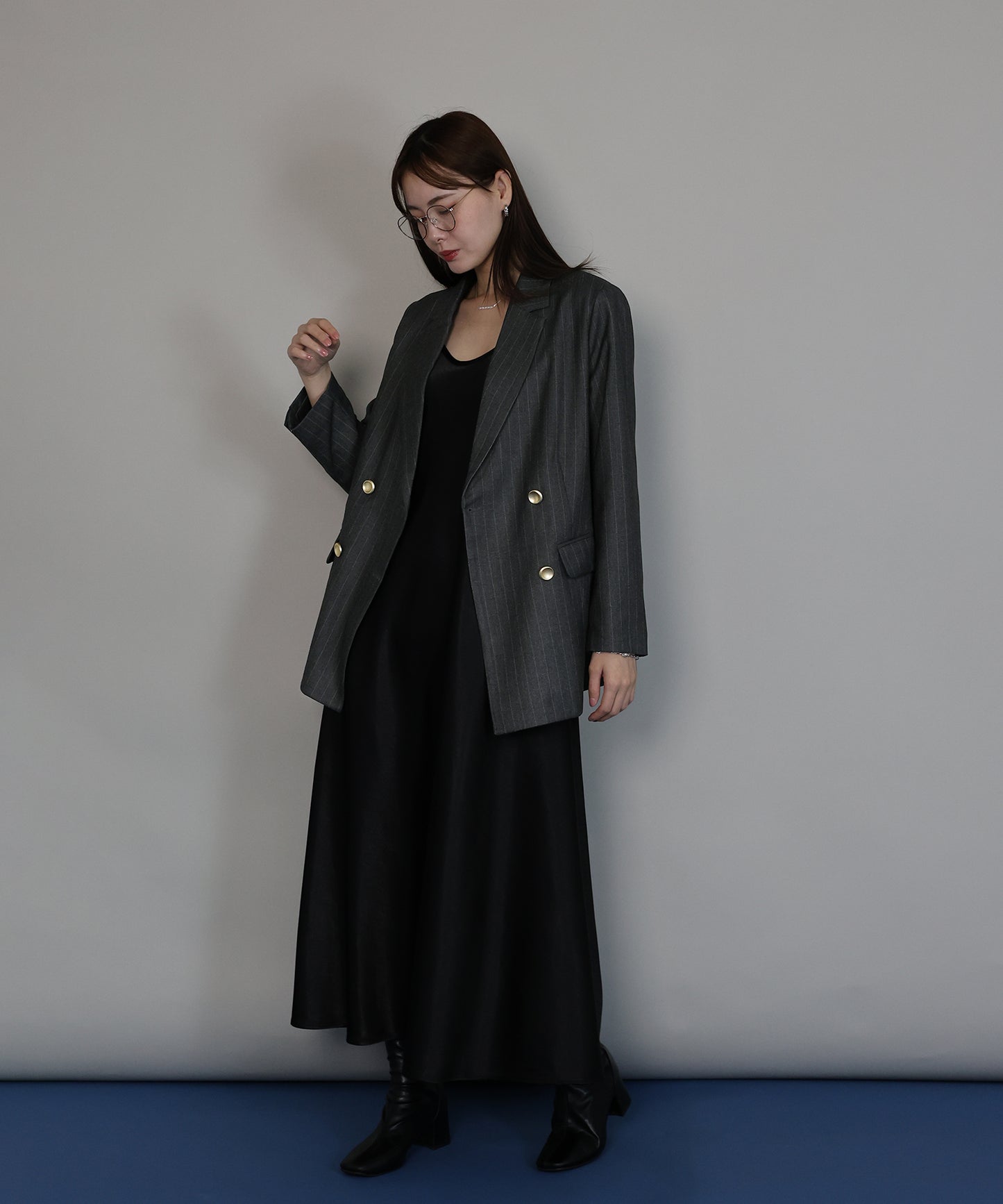 【TIME SALE】ピンストライプテーラードジャケット