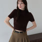 【早割5％OFF】ハイネックシャギーニット