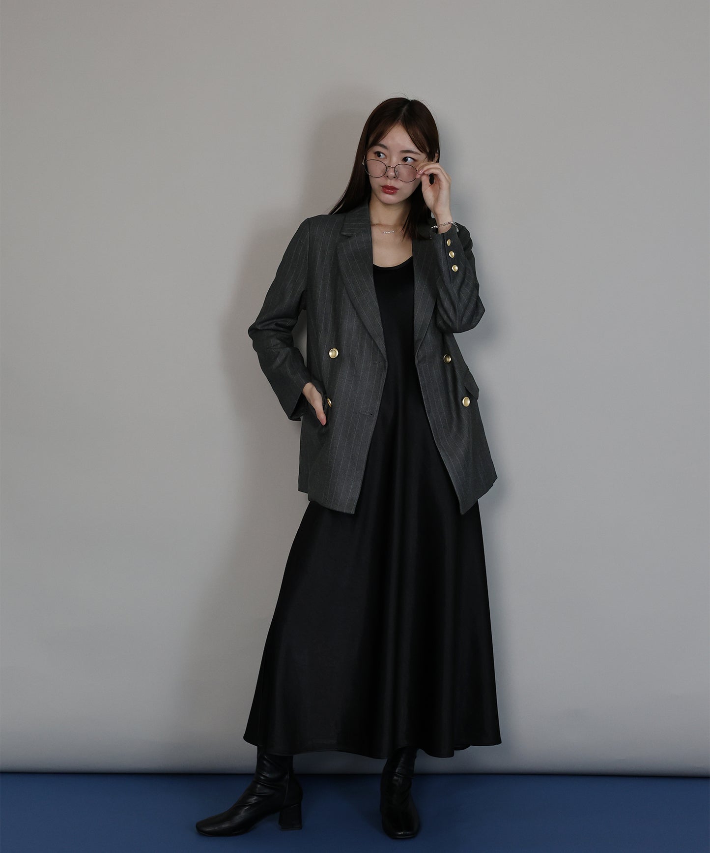 【TIME SALE】ピンストライプテーラードジャケット