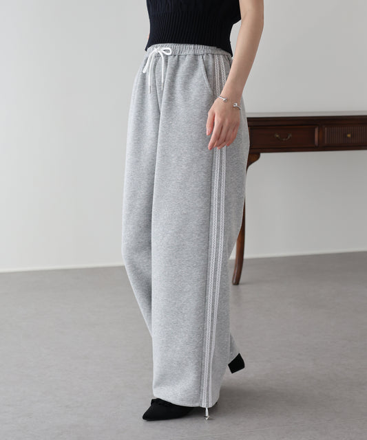 【早割5％OFF】サイドレーススウェットパンツ