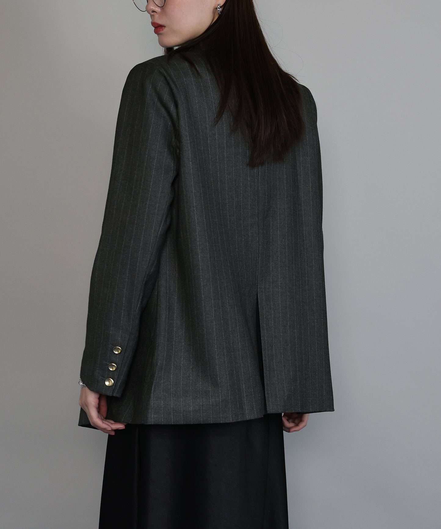 【TIME SALE】ピンストライプテーラードジャケット