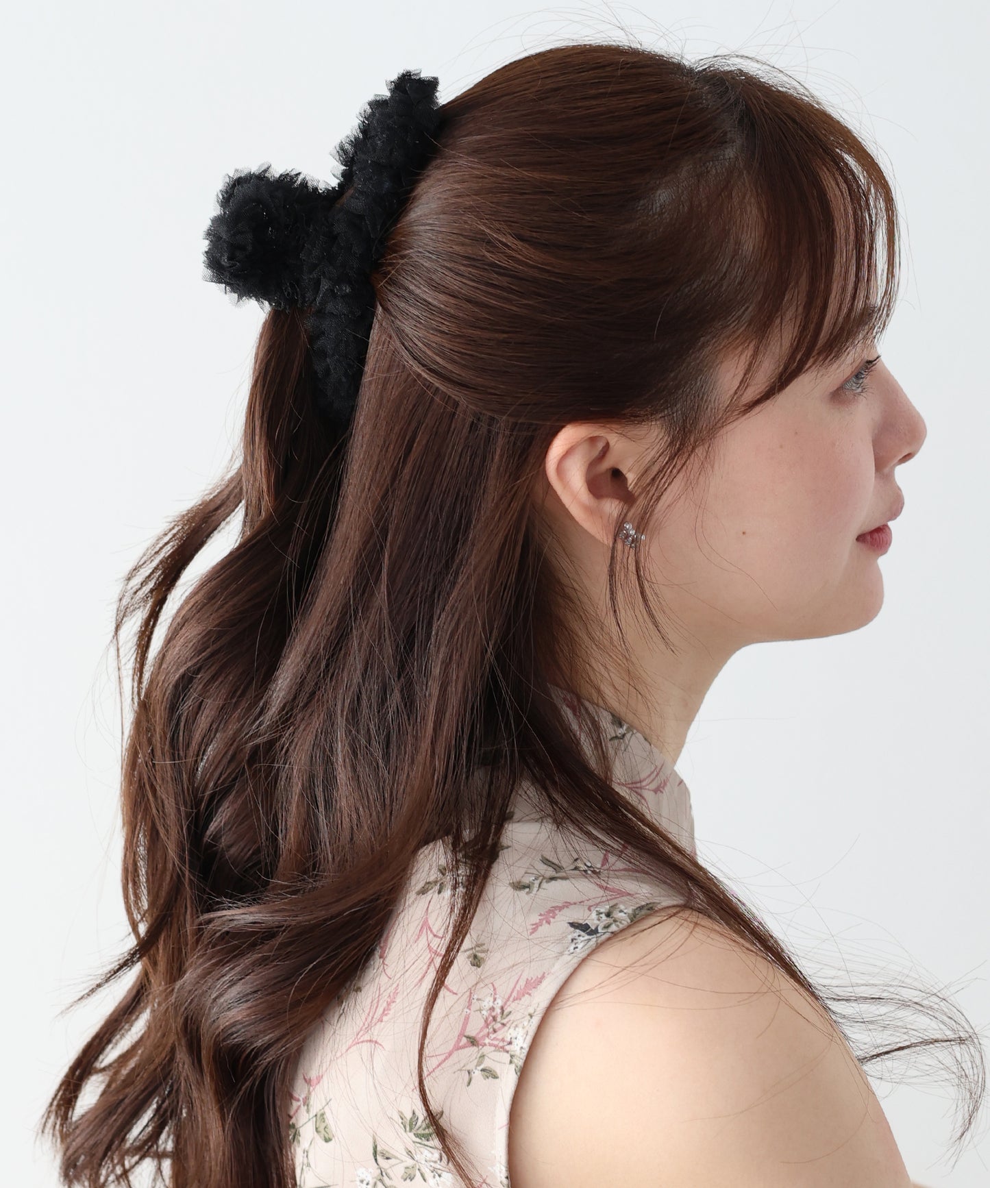 【早割5％OFF】フリルチュールバンスクリップ