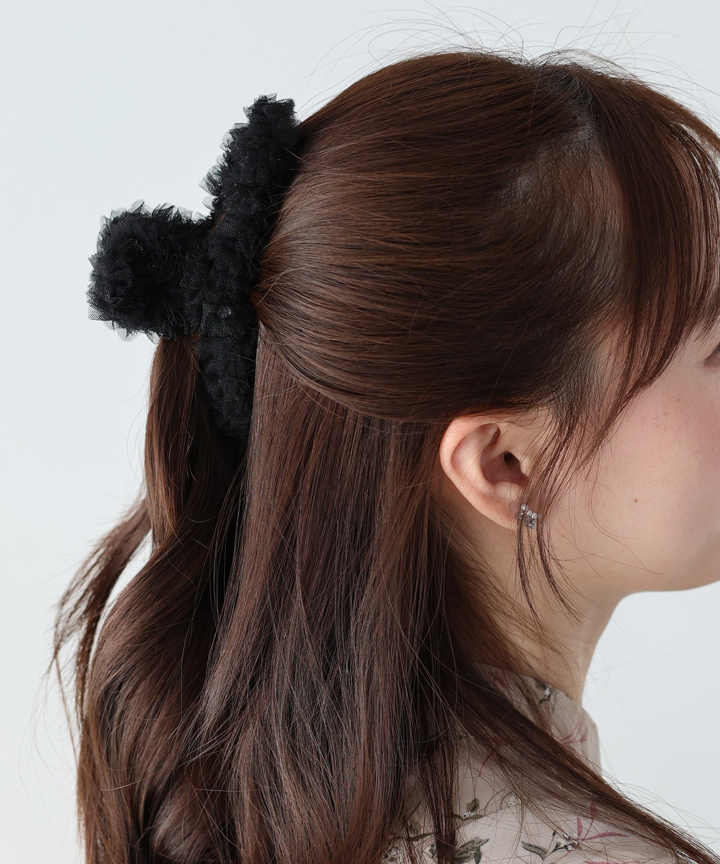 【早割5％OFF】フリルチュールバンスクリップ