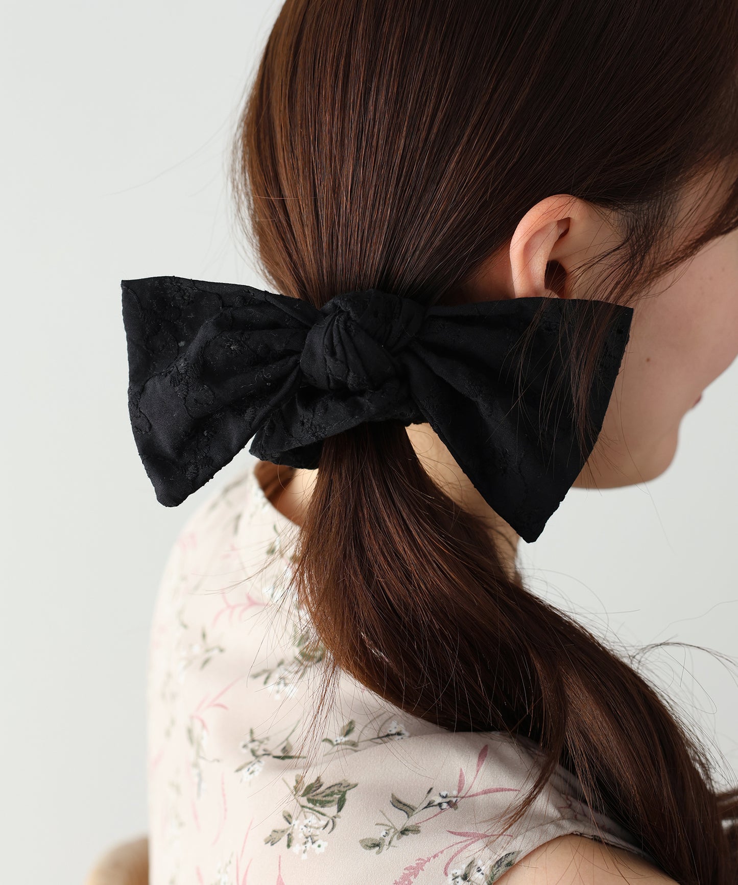 【早割5％OFF】コットンレースリボンシュシュ【ネコポス】