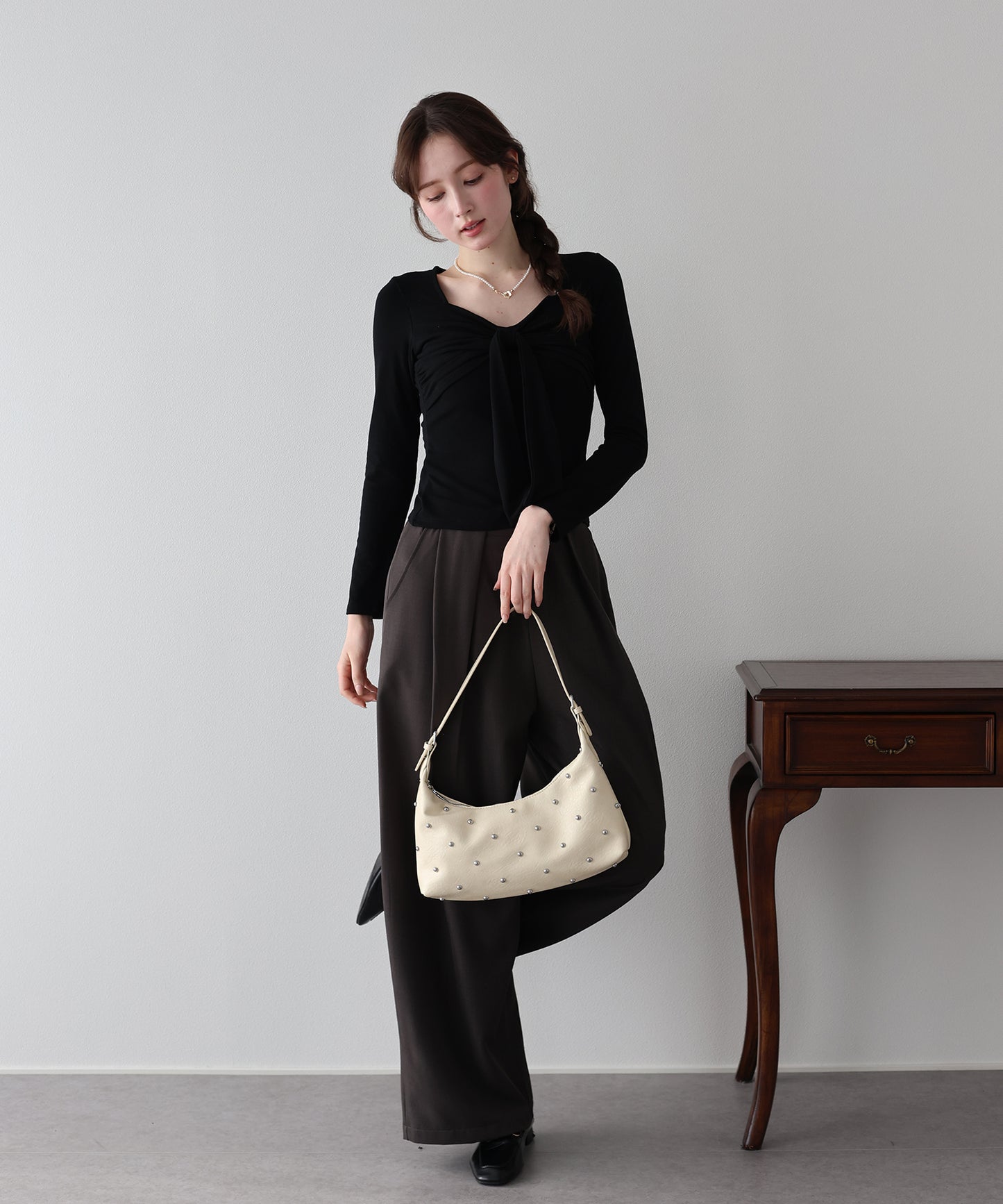 【早割5％OFF】フロントリボンTシャツ【ネコポス】