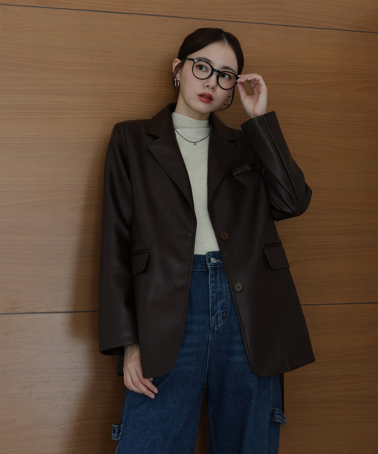 【早割5％OFF】[ J by blue ]レザージャケット