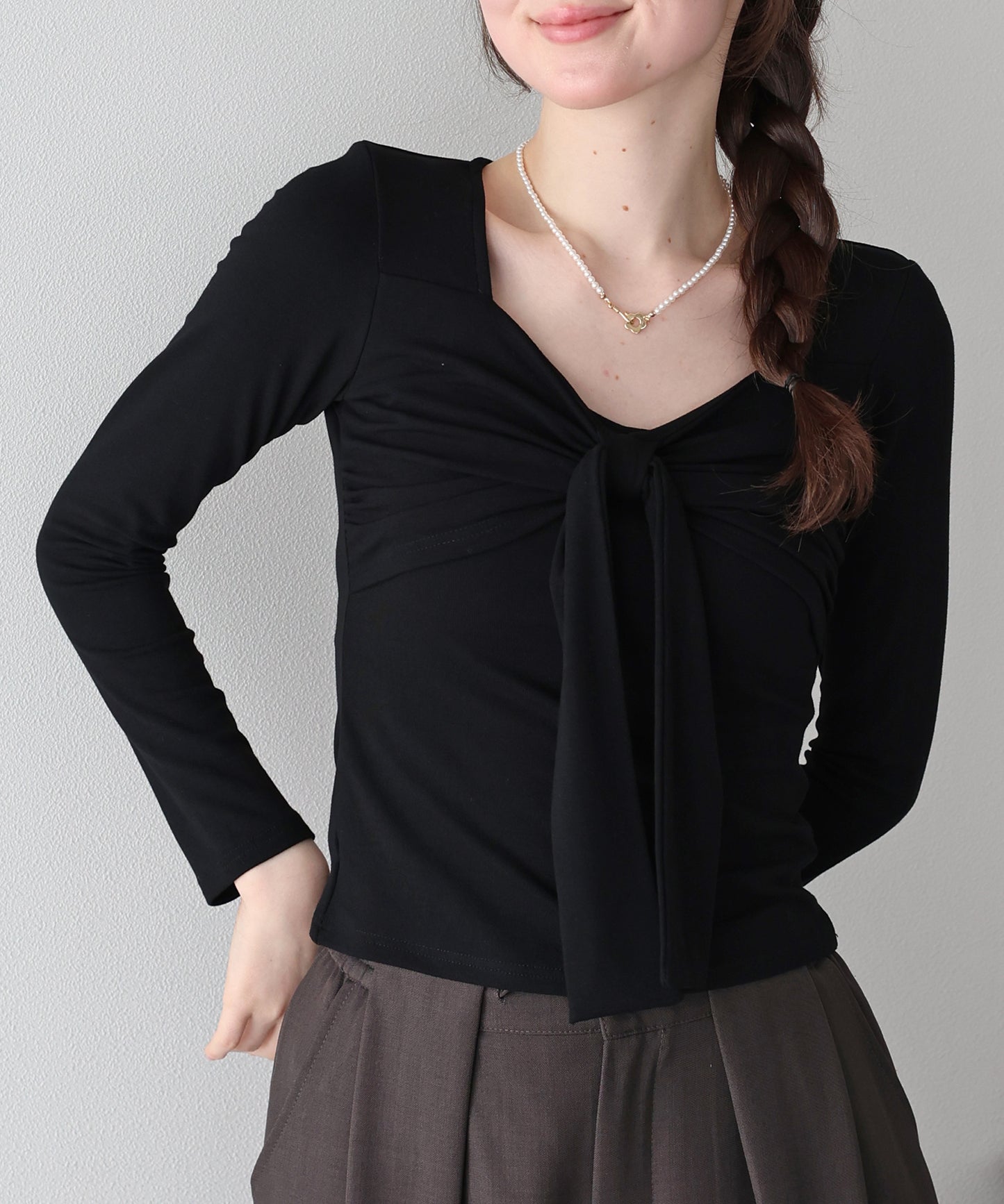 【早割5％OFF】フロントリボンTシャツ【ネコポス】