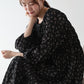 【早割5％OFF】花柄シャーリングワンピース