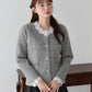 【早割5％OFF】パールレースニットジャケット