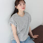 バルーンスリーブツイードＴシャツ【メール便】