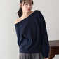 【早割5％OFF】裏起毛オフショルスウェット