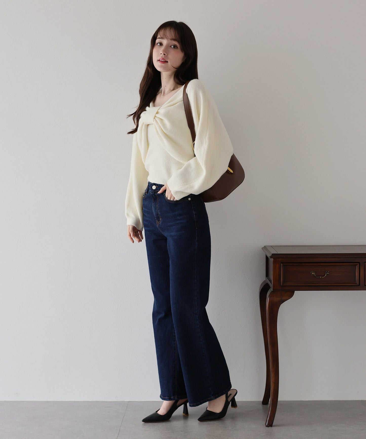 【早割5％OFF】リボンショートニットセット