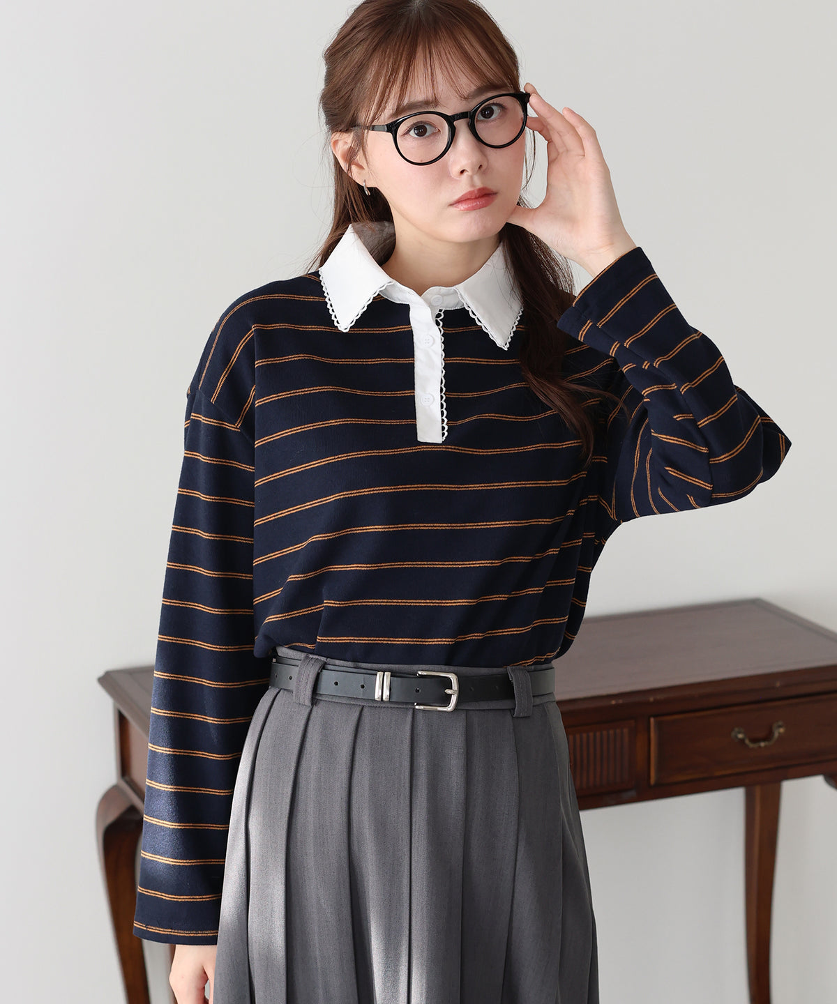 【早割5％OFF】ラガーシャツライクカットソー【メール便】