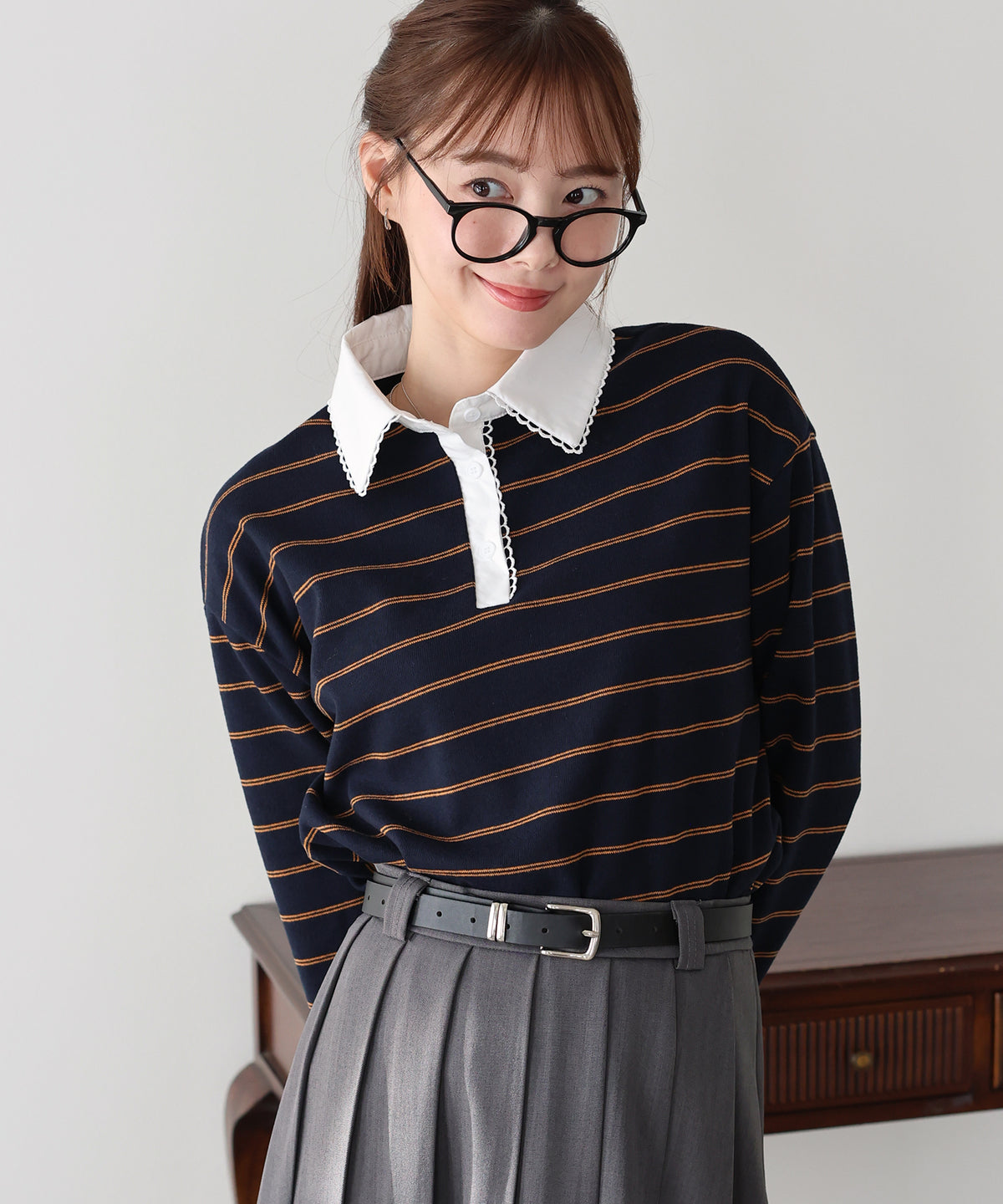 【早割5％OFF】ラガーシャツライクカットソー【メール便】