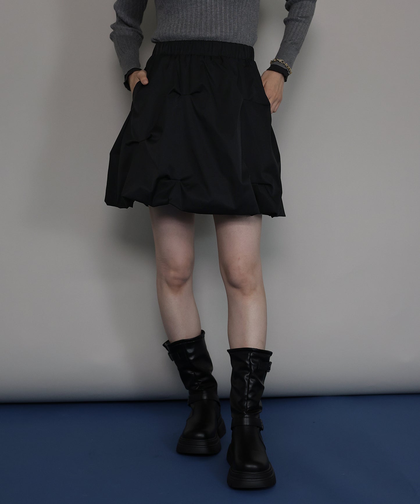 [ J by blue ]ピンタックミニスカート