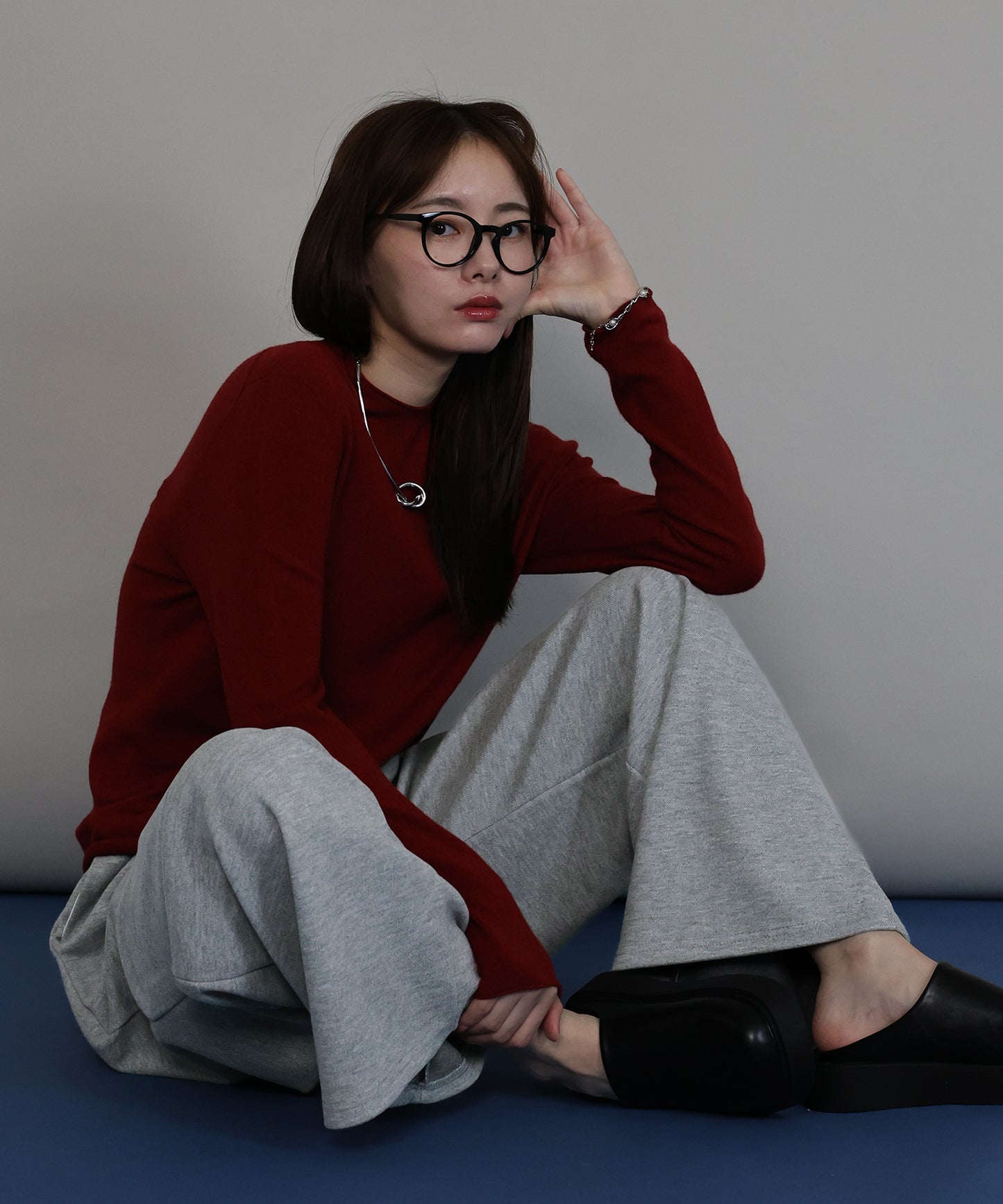 【早割5％OFF】タックスウェットパンツ[ J by blue ]