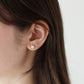 【早割5％OFF】ビジューラインパールピアス【ネコポス】