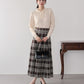 ロングチェックスカート