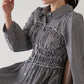 【TIME SALE】シャーリングシャツワンピース