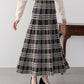 ロングチェックスカート