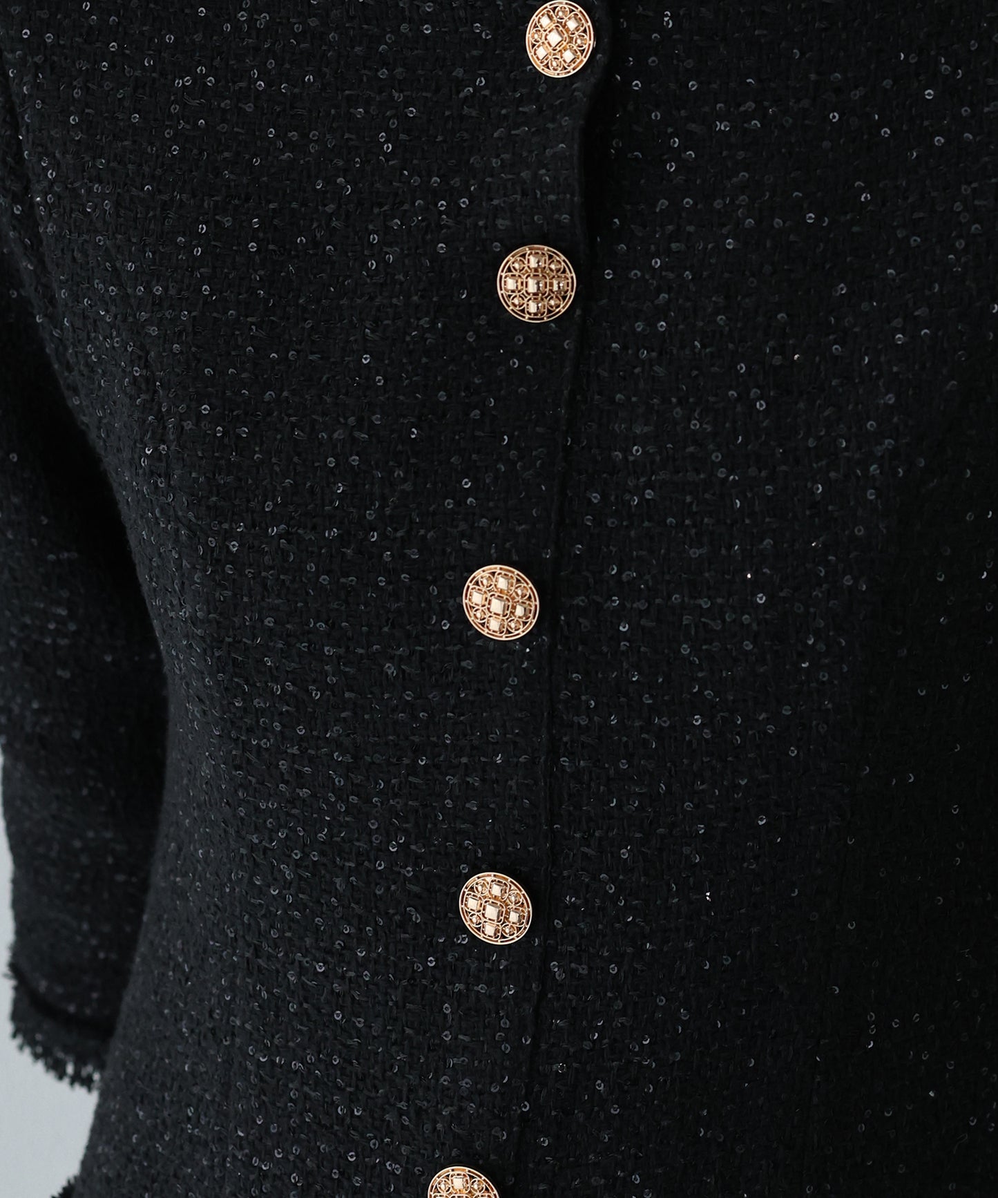 ラメツイードワンピース 卒業式 入学式 結婚式 成人式 二次会 同窓会 セレモニー パーティードレス