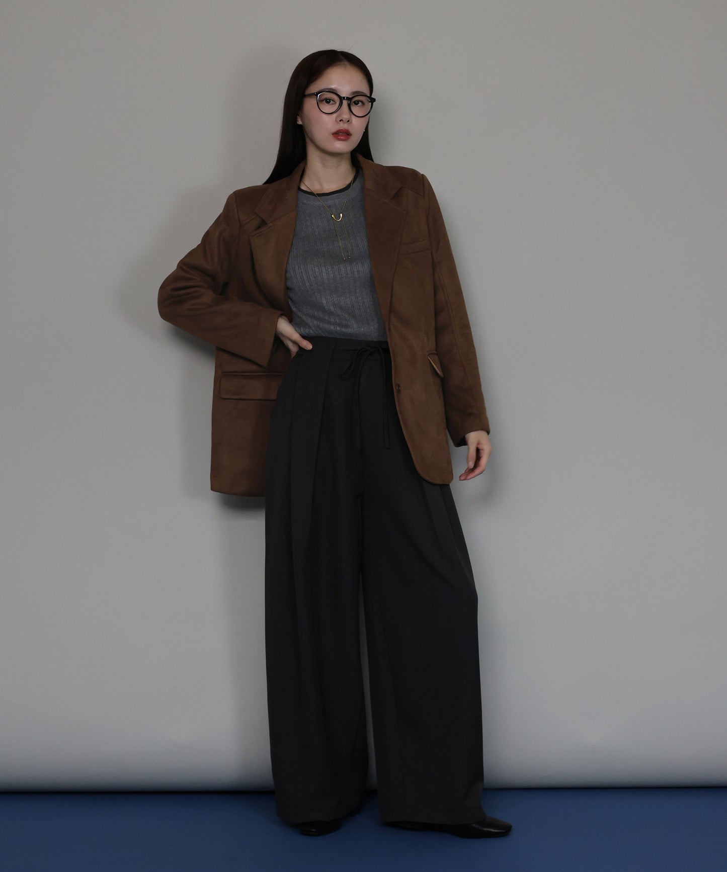 [J by blue]スウェードテーラードジャケット