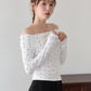 【早割5％OFF】ドットオフショルダーカットソー【メール便】