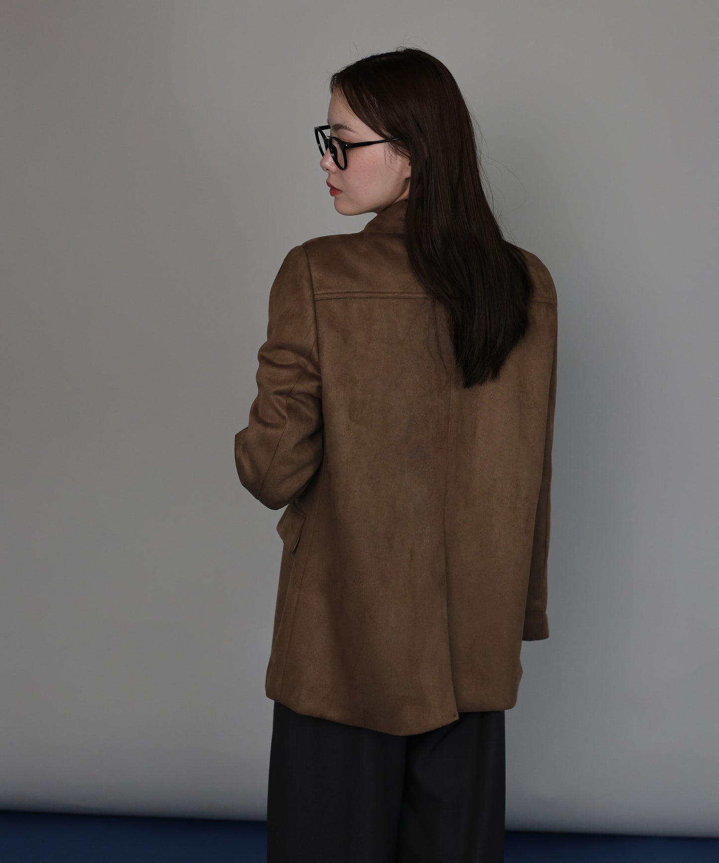 [J by blue]スウェードテーラードジャケット