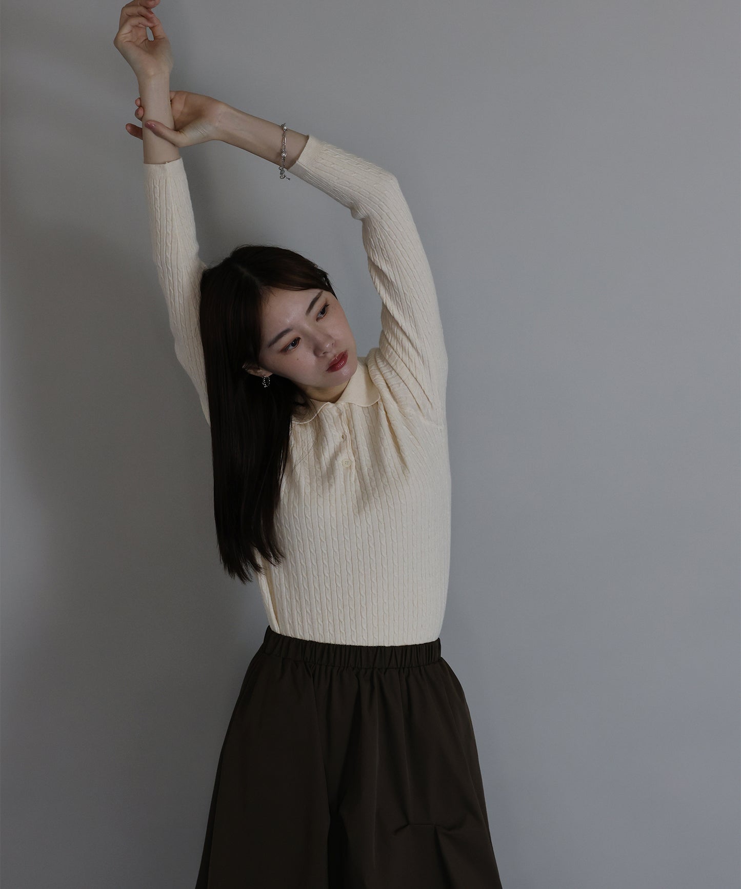 【早割5％OFF】ケーブルポロニット[ J by blue ]