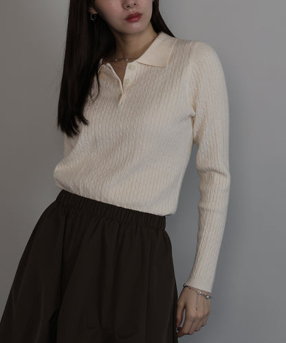 ケーブルポロニット[ J by blue ]