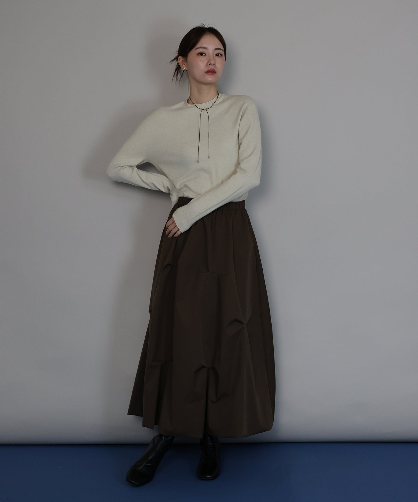 【早割5％OFF】ウール混ホールガーメントニット[ J by blue ]