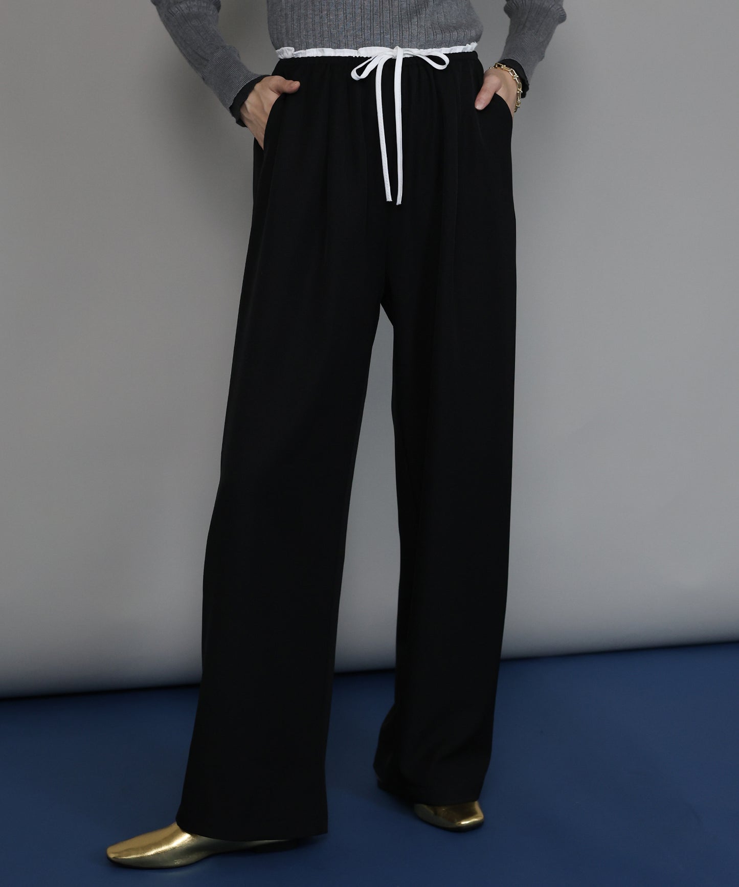 【TIME SALE】[ J by blue ]ウエストリボンパンツ