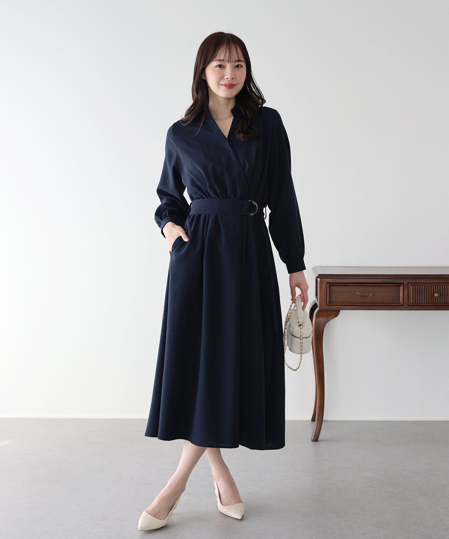 カシュクールシャツワンピース – BLUE ONLINE