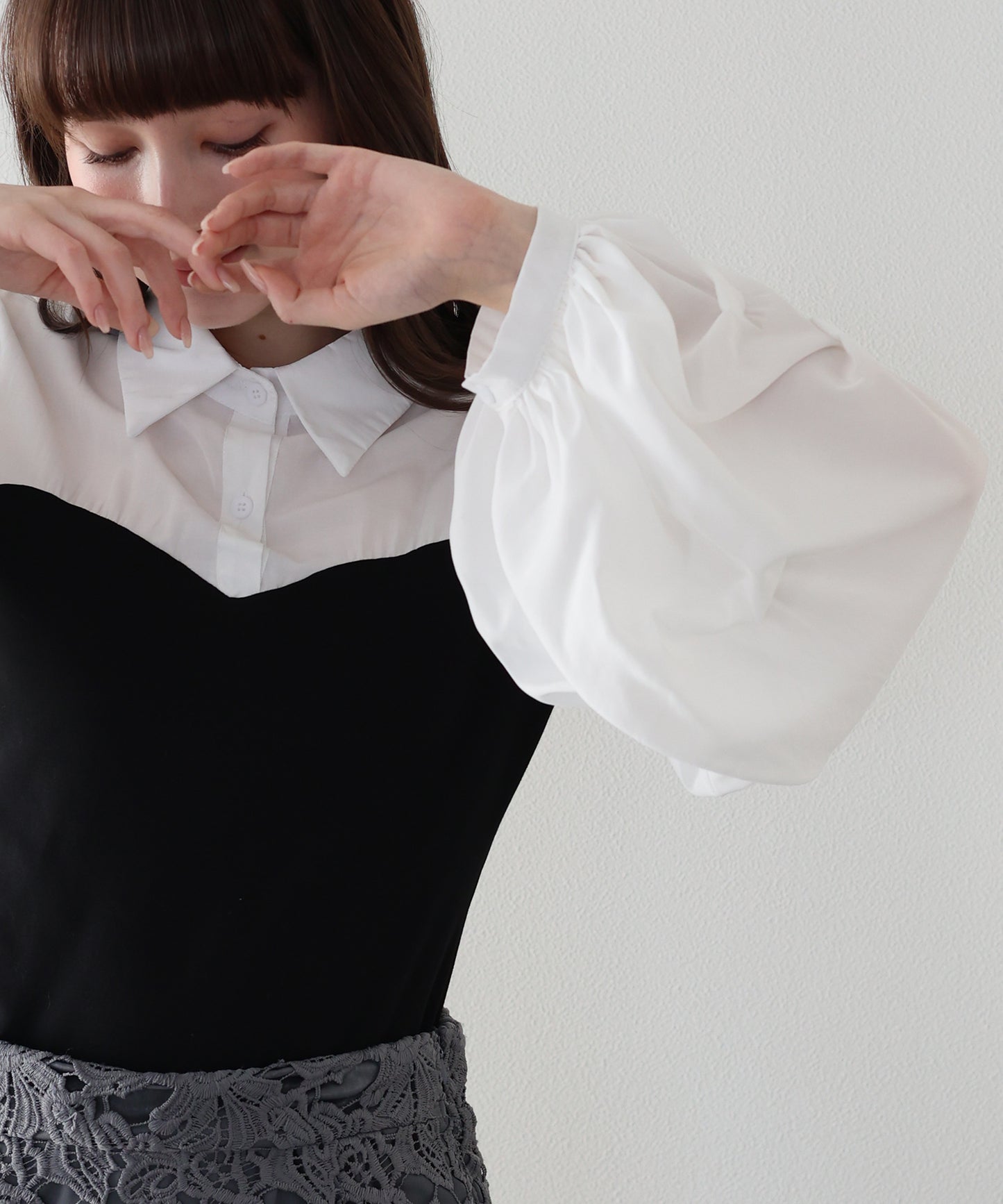 【早割5％OFF】ビスチェドッキングシャツ