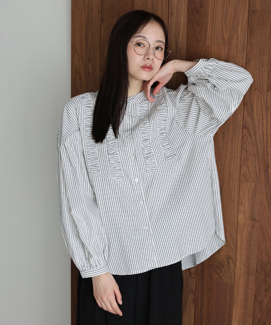 フロントシャーリングシャツ【ネコポス】