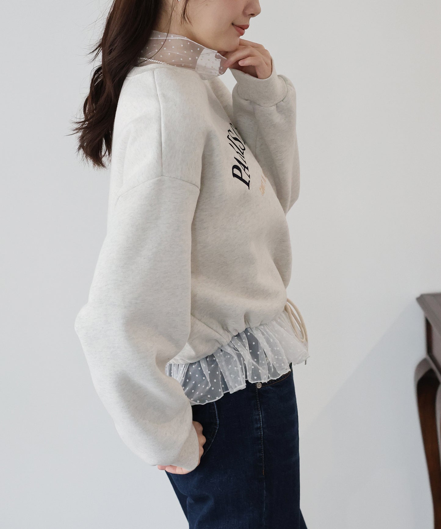 シアードットペプラムブラウス【ネコポス】