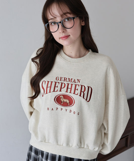 【早割5％OFF】ゴールデンシェパード刺繍スウェット