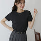 【TIME SALE】ぽこぽこジャガードTシャツ【ネコポス】