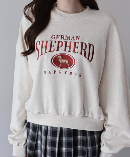 ゴールデンシェパード刺繍スウェット