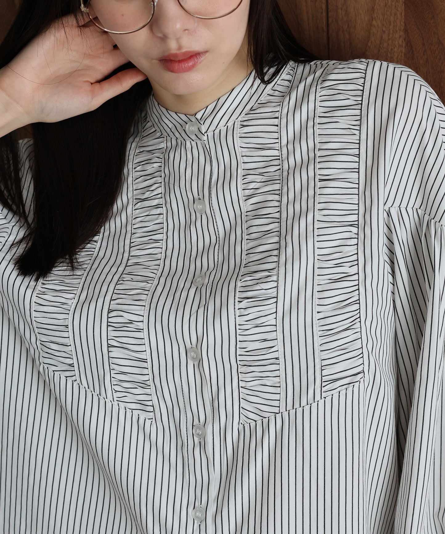 フロントシャーリングシャツ【ネコポス】