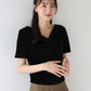 【TIME SALE】シアーベロアドレープTシャツ【ネコポス】