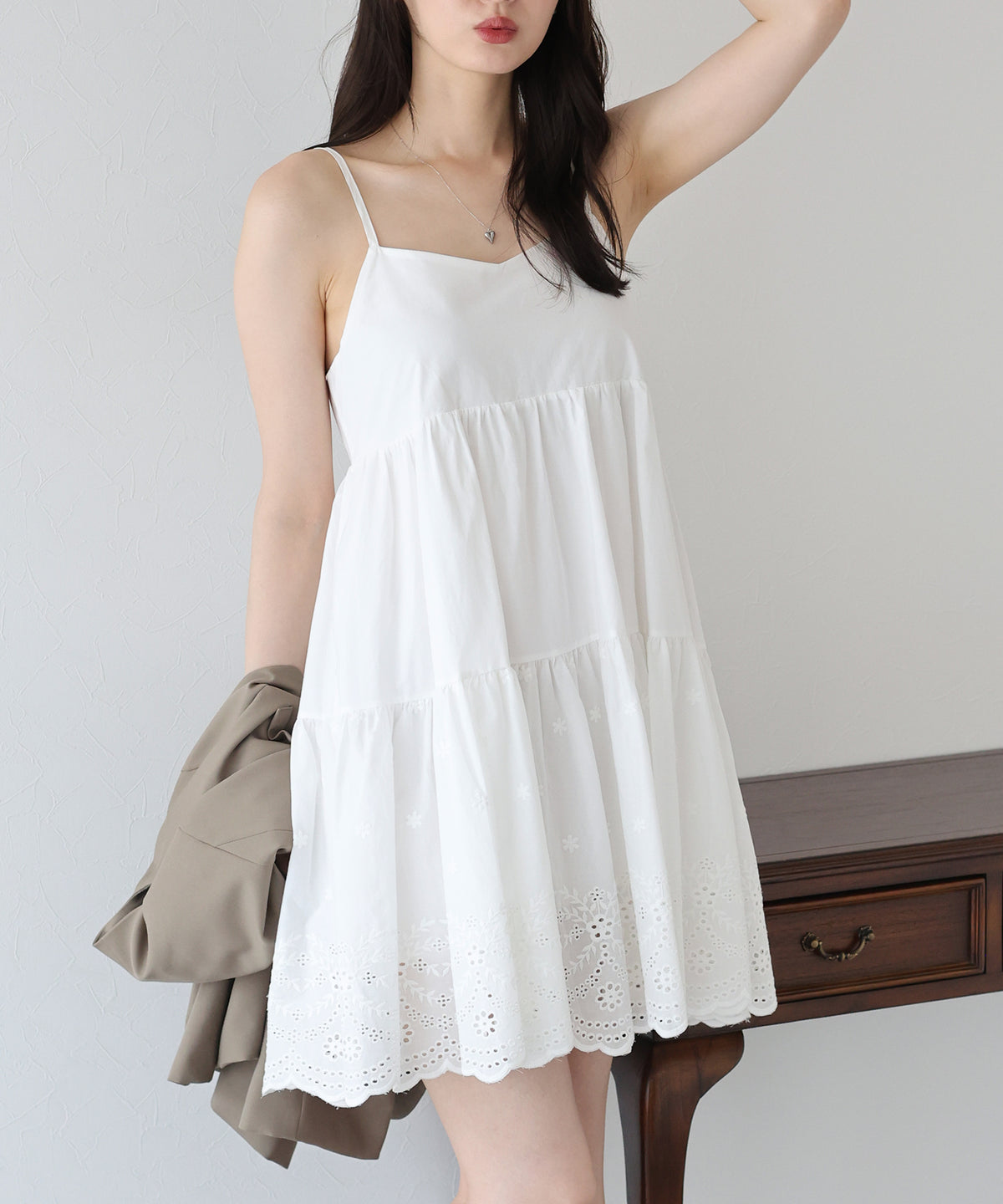SALE】コットンレースミニワンピース – BLUE ONLINE