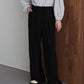 レザードロストワイドパンツ