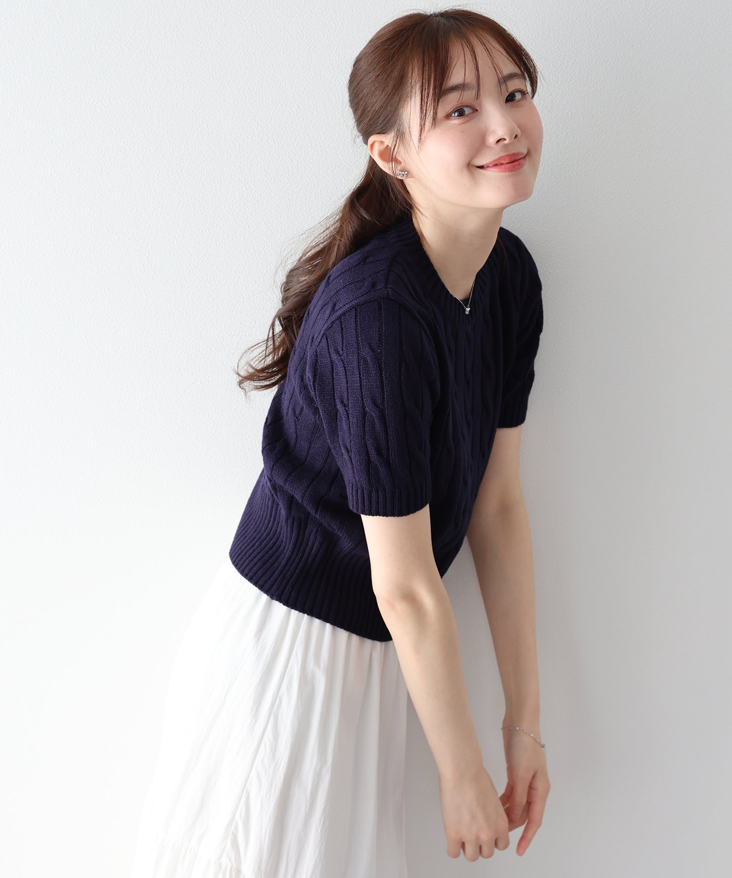 半袖ケーブルニット – BLUE ONLINE